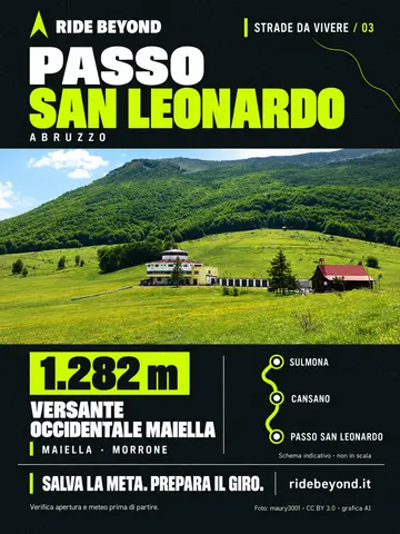 Grafica RIDE BEYOND · Passo San Leonardo