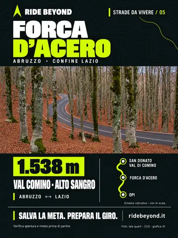 Grafica RIDE BEYOND · Forca d’Acero