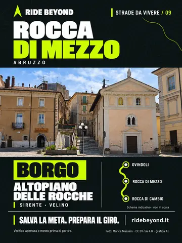Grafica RIDE BEYOND · Rocca di Mezzo