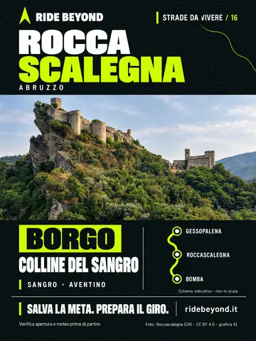 Grafica RIDE BEYOND · Roccascalegna