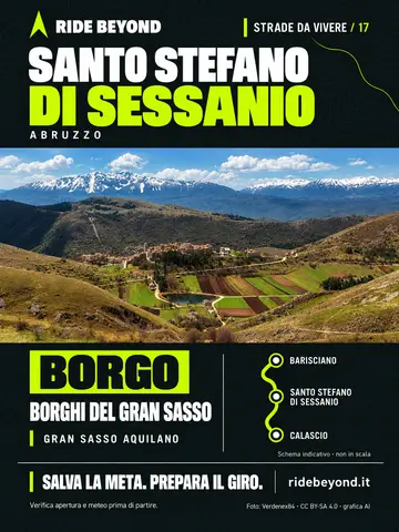 Grafica RIDE BEYOND · Santo Stefano di Sessanio