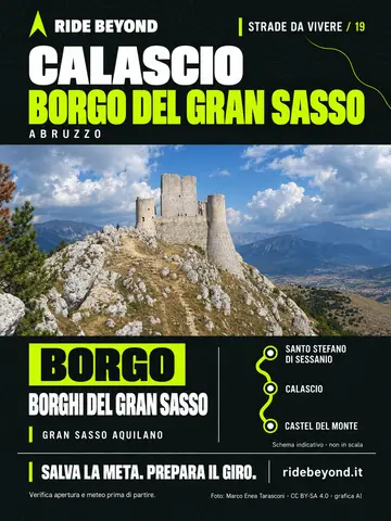 Grafica RIDE BEYOND · Calascio