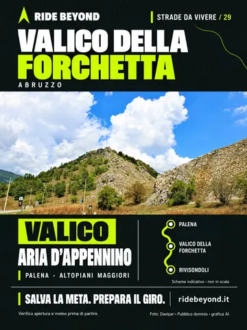 Grafica RIDE BEYOND · Valico della Forchetta