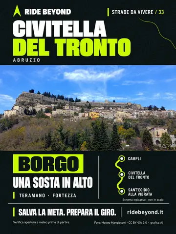 Grafica RIDE BEYOND · Civitella del Tronto