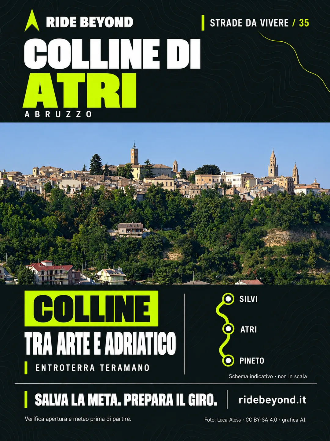 Grafica RIDE BEYOND · Atri, Abruzzo