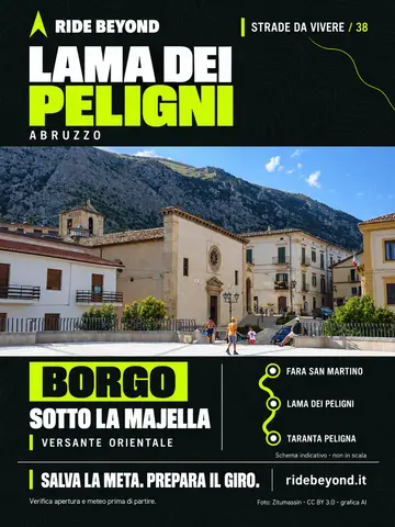 Grafica RIDE BEYOND · Lama dei Peligni
