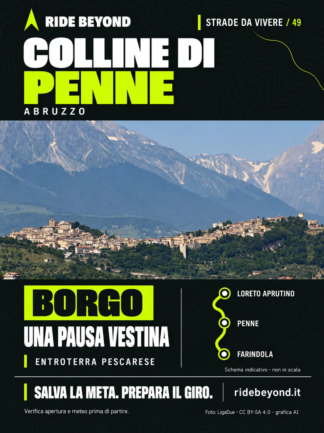 Grafica RIDE BEYOND · Penne, Abruzzo