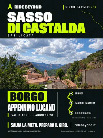 Grafica RIDE BEYOND · Sasso di Castalda
