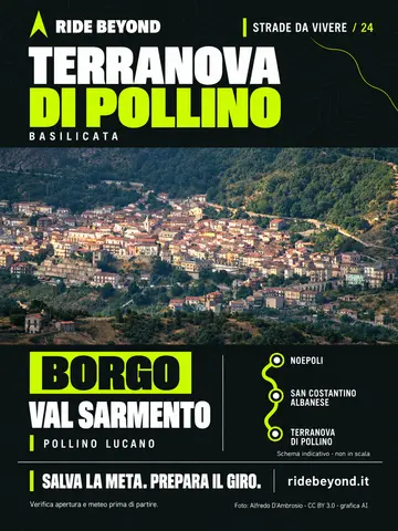 Grafica RIDE BEYOND · Terranova di Pollino