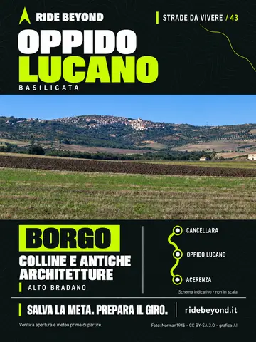 Grafica RIDE BEYOND · Oppido Lucano