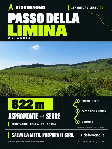 Grafica RIDE BEYOND · Passo della Limina