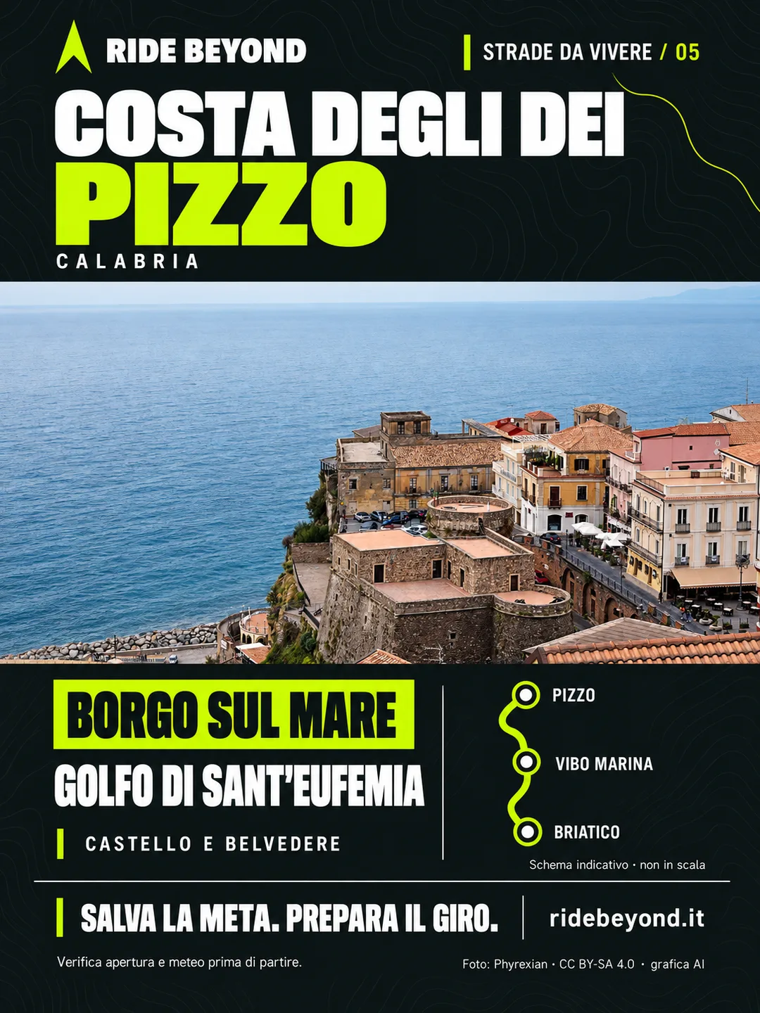 Grafica RIDE BEYOND · Pizzo, Calabria