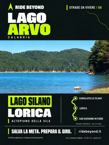 Grafica RIDE BEYOND · Lago Arvo