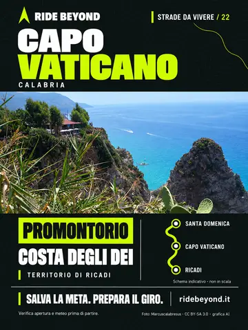 Grafica RIDE BEYOND · Capo Vaticano