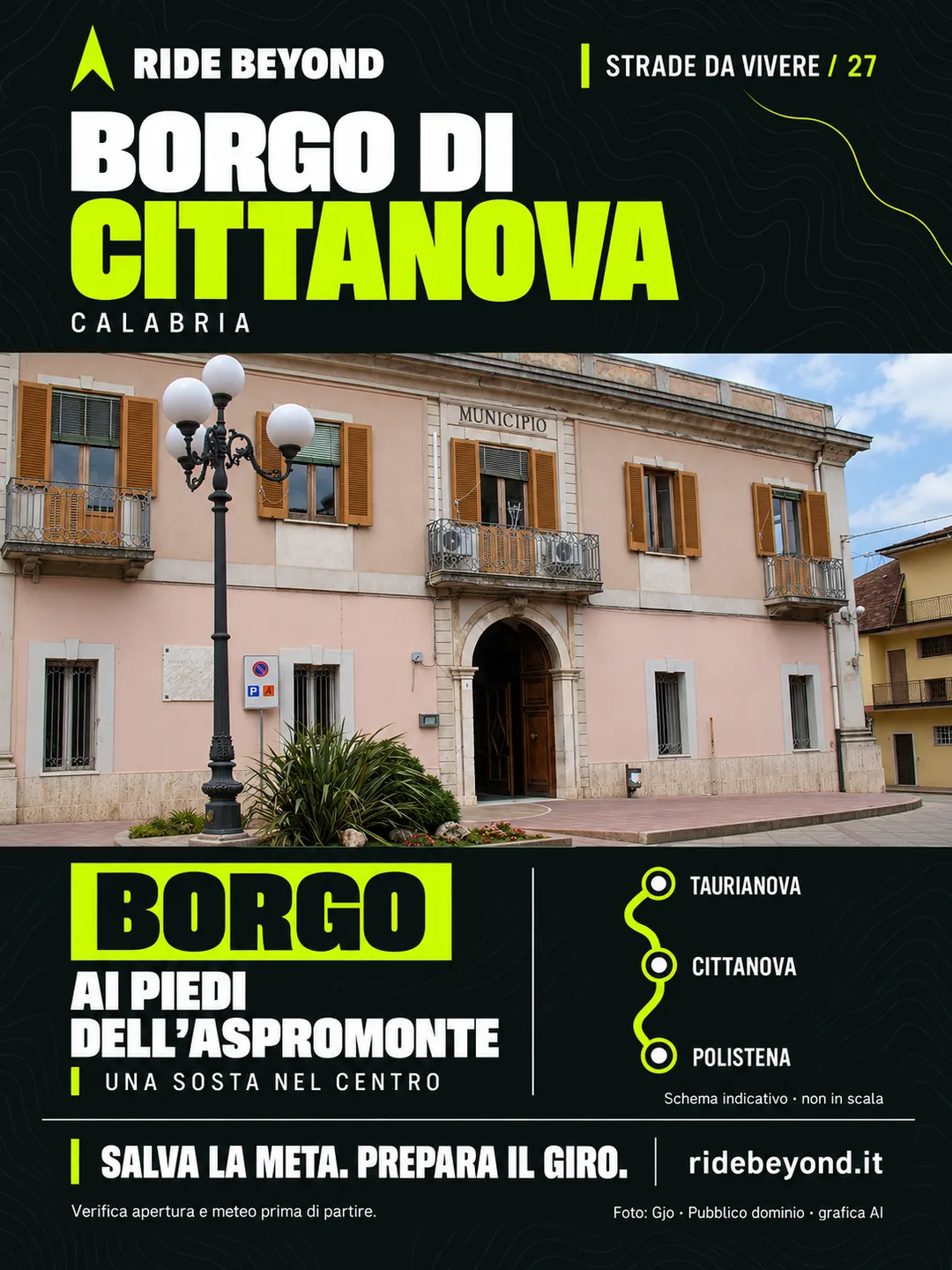 Grafica RIDE BEYOND · Cittanova, Calabria