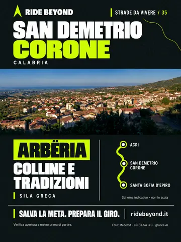 Grafica RIDE BEYOND · San Demetrio Corone