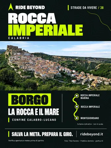 Grafica RIDE BEYOND · Rocca Imperiale