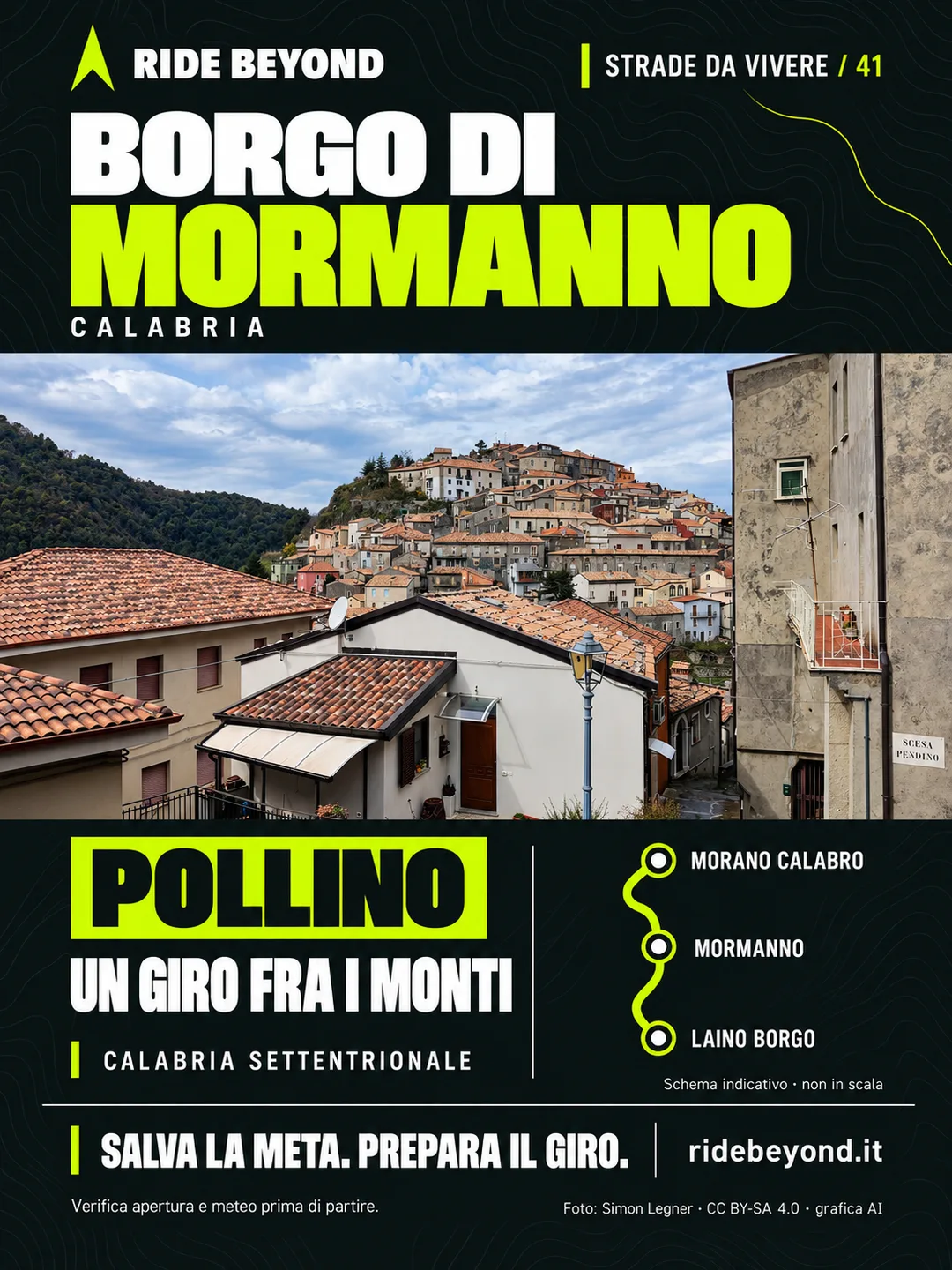 Grafica RIDE BEYOND · Mormanno, Calabria