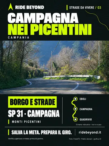 Grafica RIDE BEYOND · Campagna · Nei Picentini