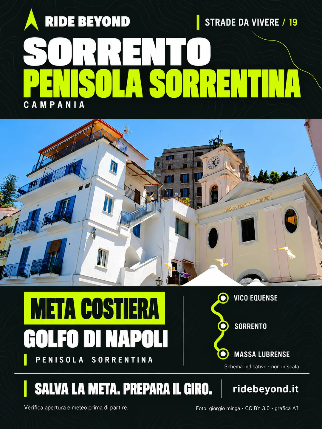 Grafica RIDE BEYOND · Sorrento, Campania