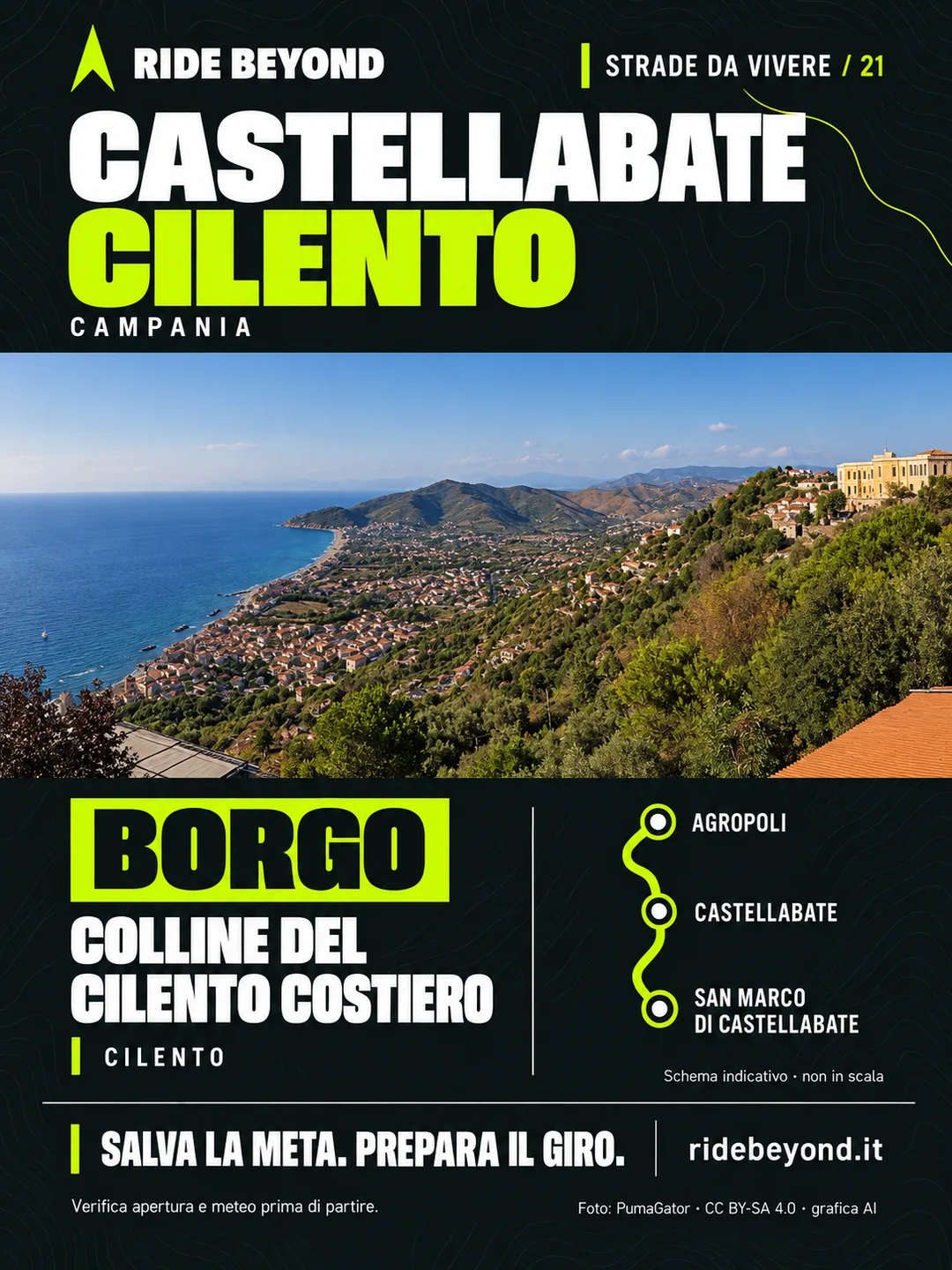 Grafica RIDE BEYOND · Castellabate, Campania