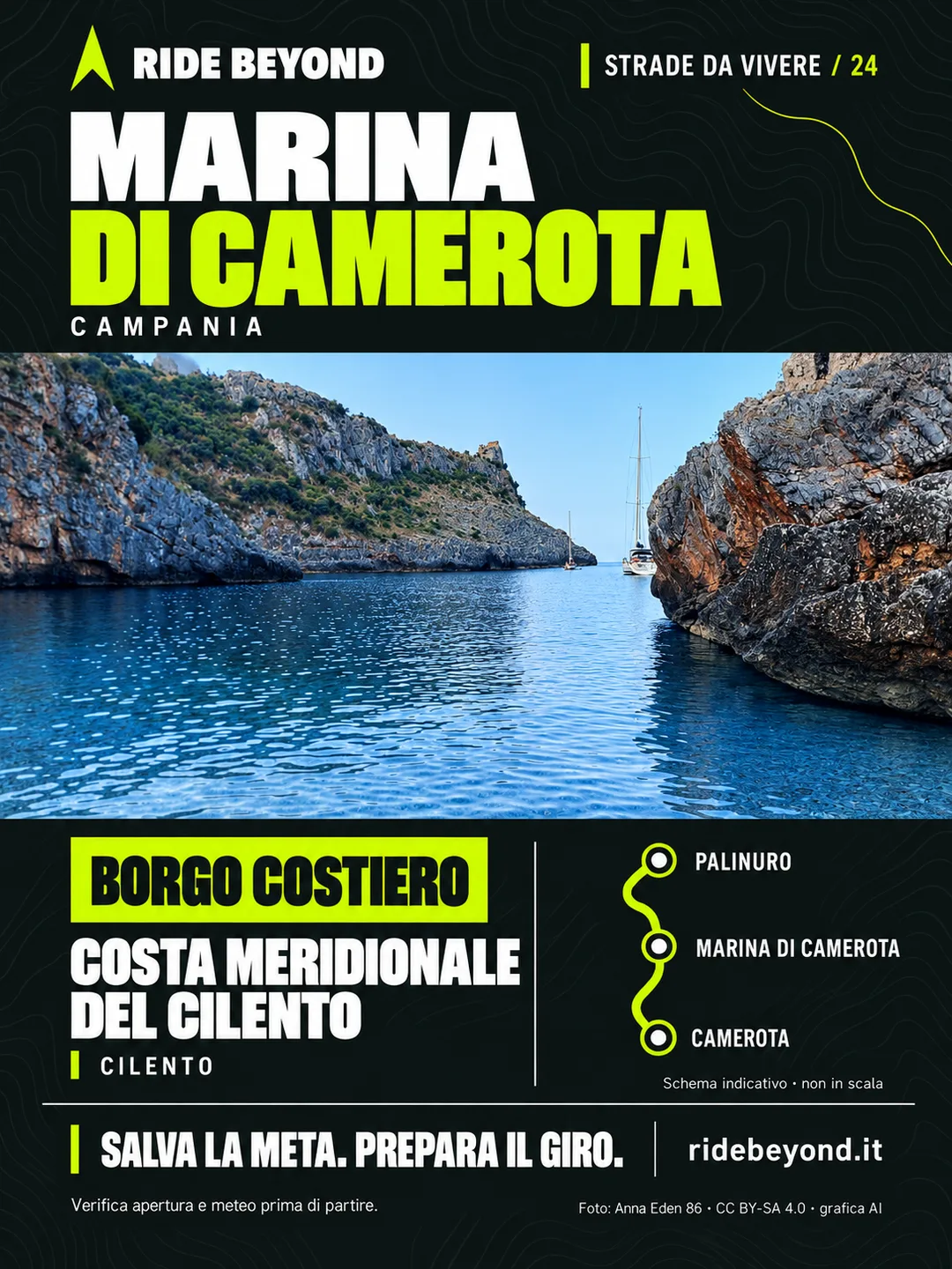 Grafica RIDE BEYOND · Marina di Camerota, Campania