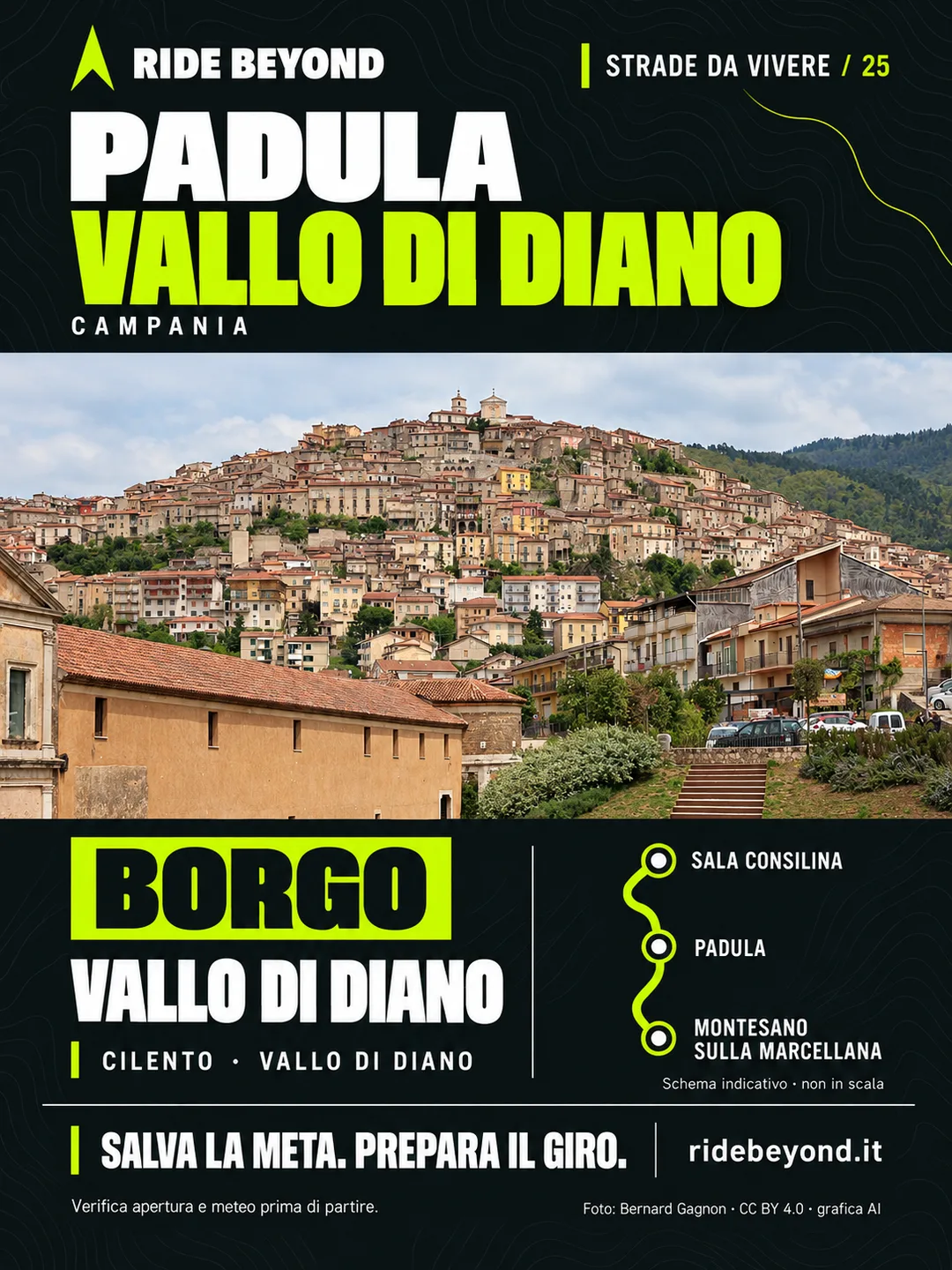 Grafica RIDE BEYOND · Padula, Campania