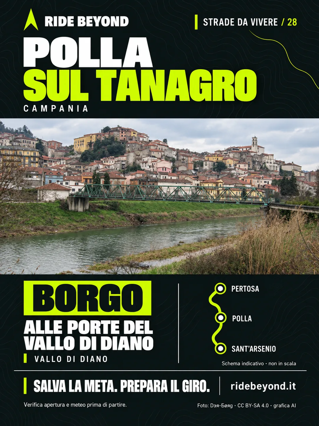 Grafica RIDE BEYOND · Polla, Campania