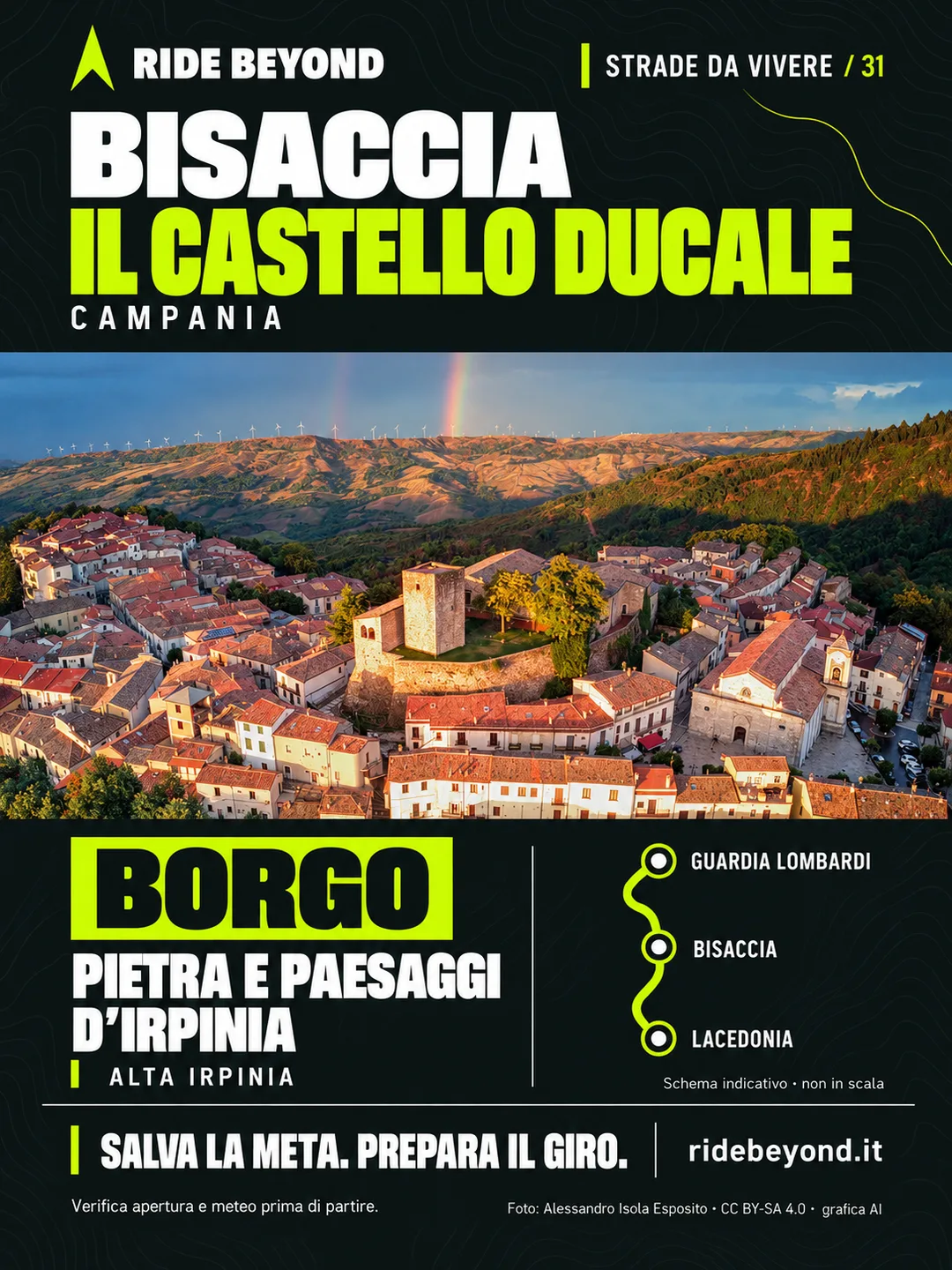 Grafica RIDE BEYOND · Bisaccia, Campania