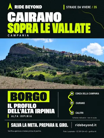 Grafica RIDE BEYOND · Cairano