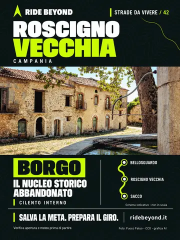 Grafica RIDE BEYOND · Roscigno Vecchia