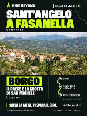Grafica RIDE BEYOND · Sant’Angelo a Fasanella