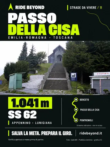 Grafica RIDE BEYOND · Passo della Cisa