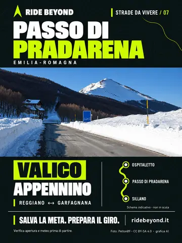 Grafica RIDE BEYOND · Passo di Pradarena