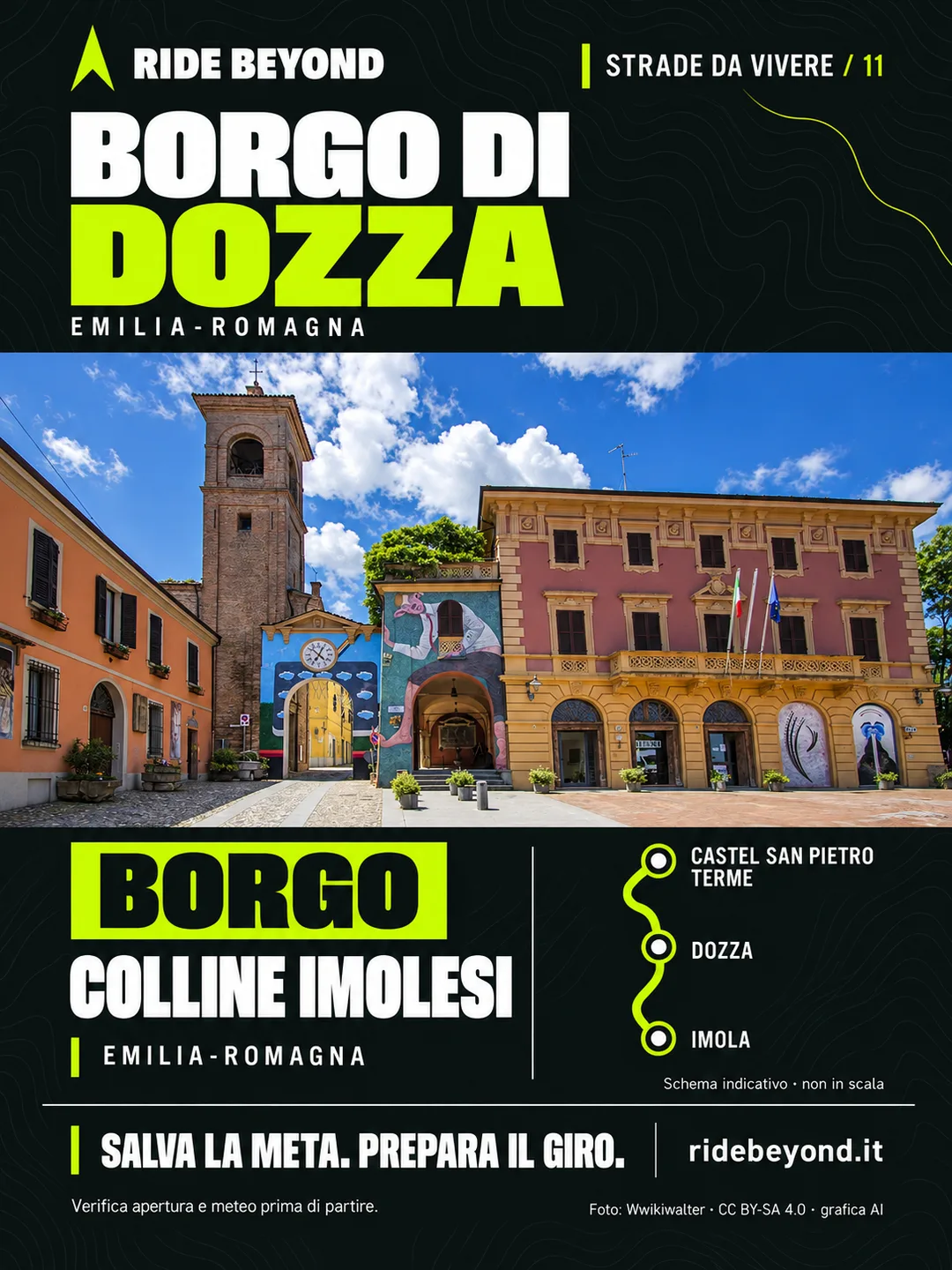 Grafica RIDE BEYOND · Dozza, Emilia-Romagna