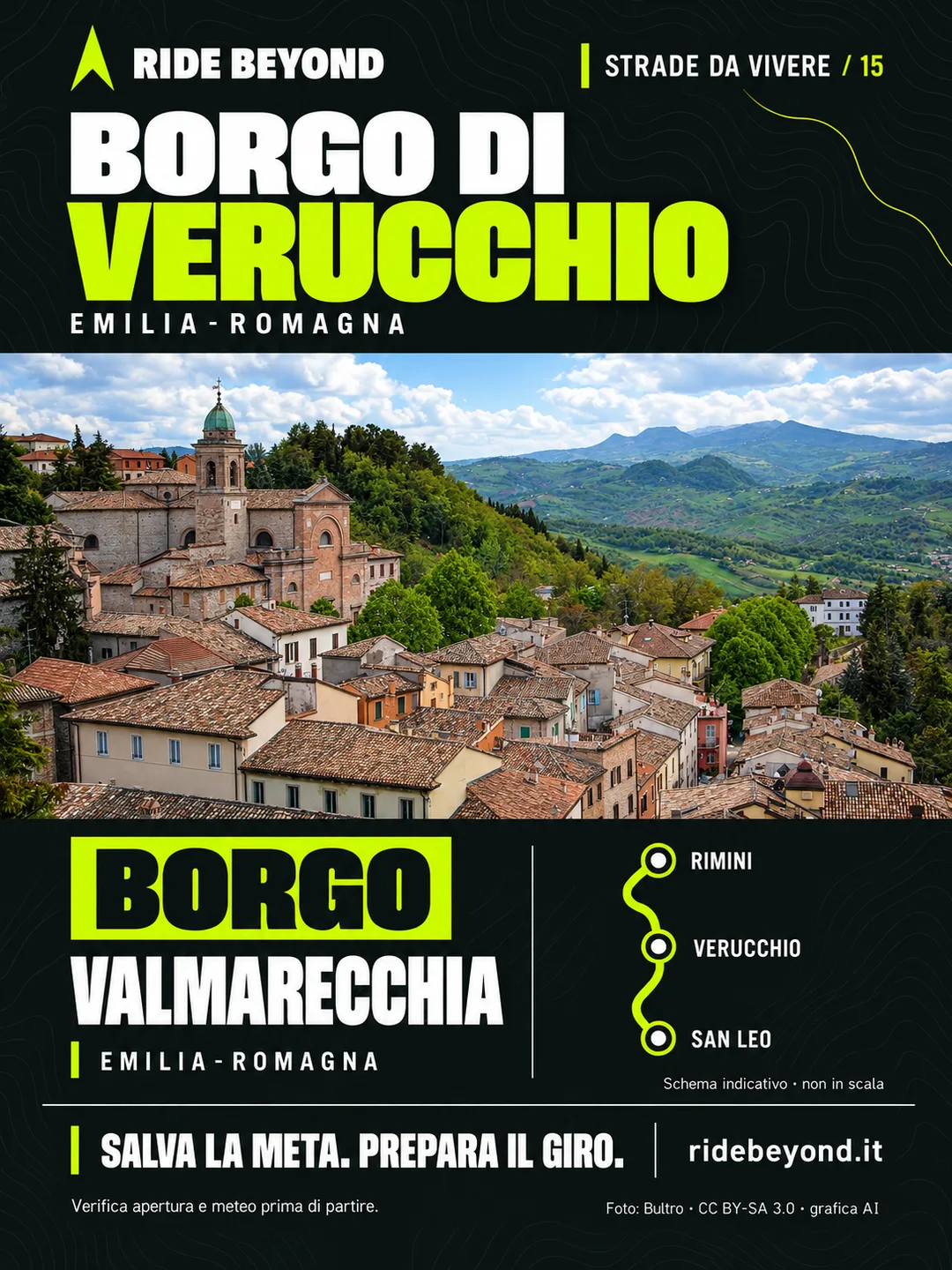 Grafica RIDE BEYOND · Verucchio, Emilia-Romagna