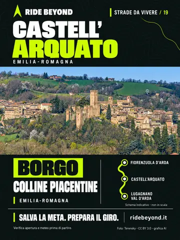 Grafica RIDE BEYOND · Castell’Arquato