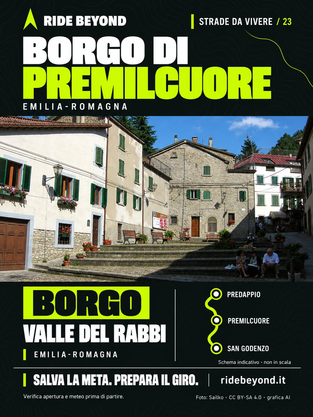Grafica RIDE BEYOND · Premilcuore, Emilia-Romagna