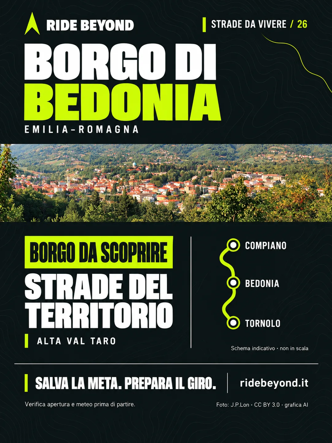 Grafica RIDE BEYOND · Bedonia, Emilia-Romagna