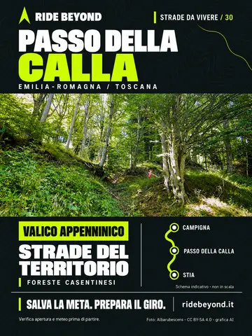 Grafica RIDE BEYOND · Passo della Calla