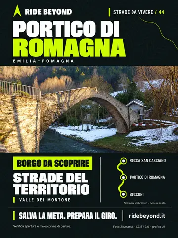 Grafica RIDE BEYOND · Portico di Romagna