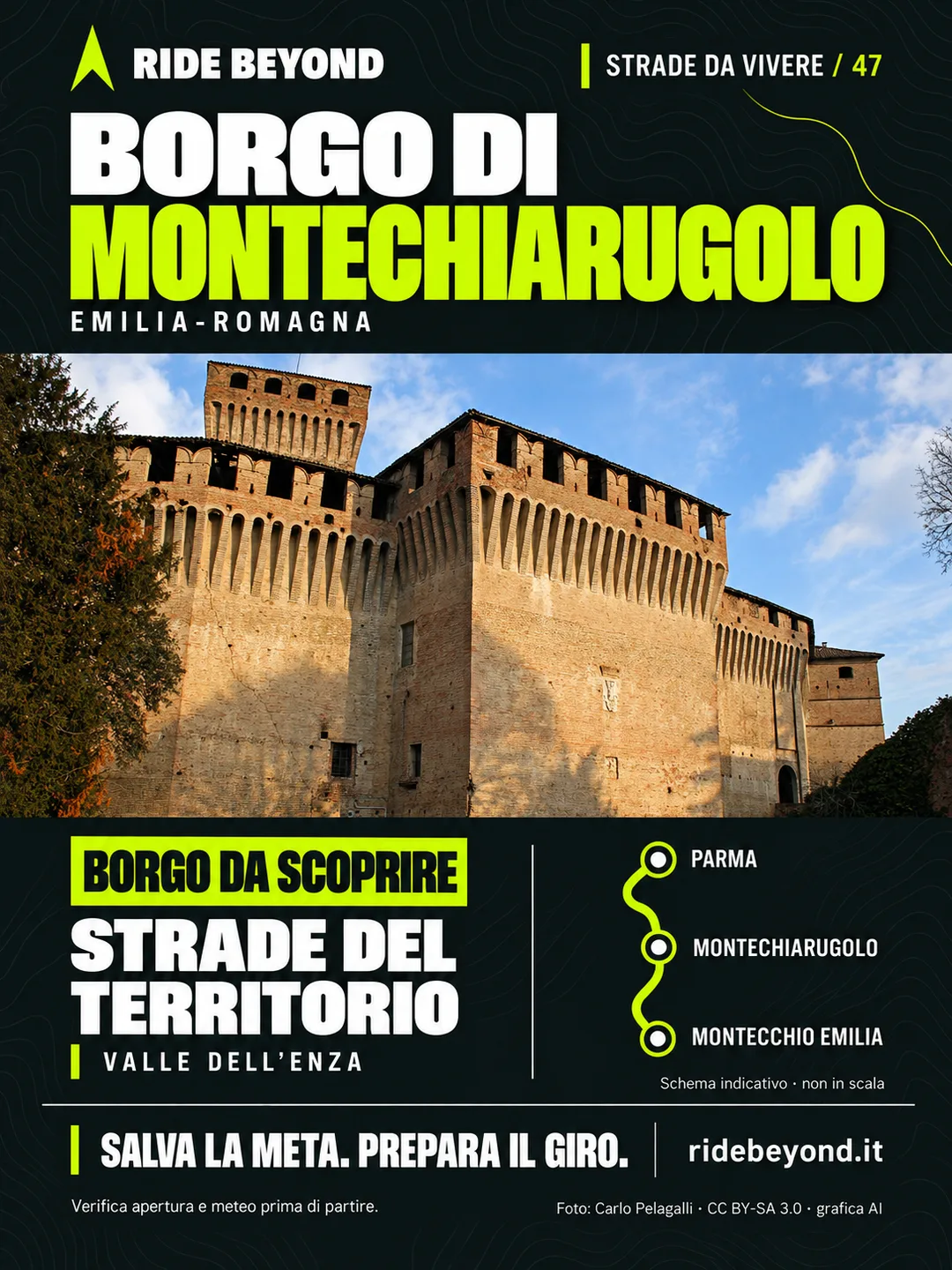 Grafica RIDE BEYOND · Montechiarugolo, Emilia-Romagna