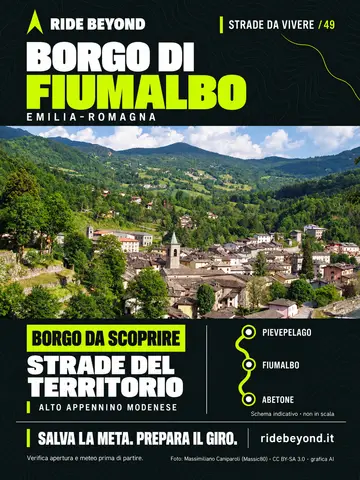 Grafica RIDE BEYOND · Fiumalbo
