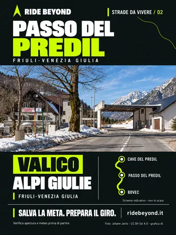 Grafica RIDE BEYOND · Passo del Predil