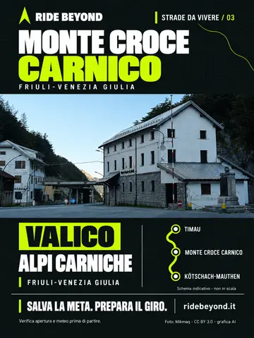 Grafica RIDE BEYOND · Monte Croce Carnico