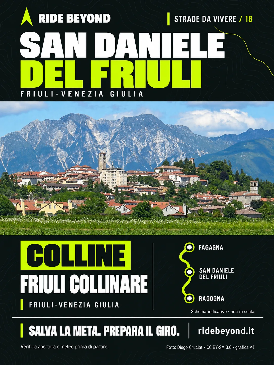 Grafica RIDE BEYOND · San Daniele del Friuli, Friuli-Venezia Giulia