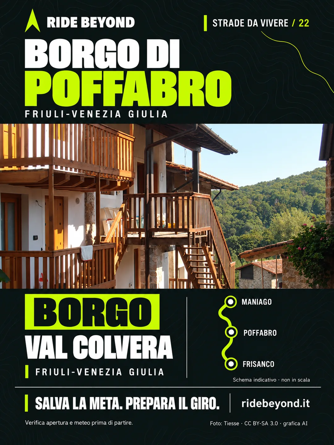 Grafica RIDE BEYOND · Poffabro, Friuli-Venezia Giulia