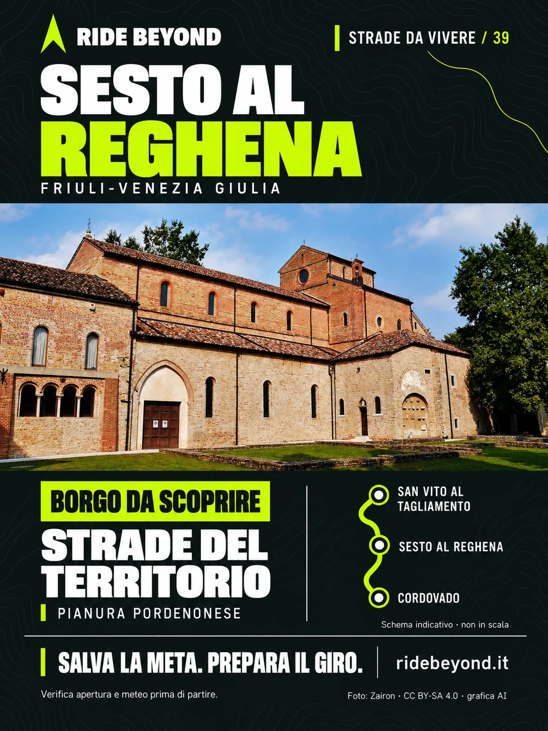 Grafica RIDE BEYOND · Sesto al Reghena, Friuli-Venezia Giulia