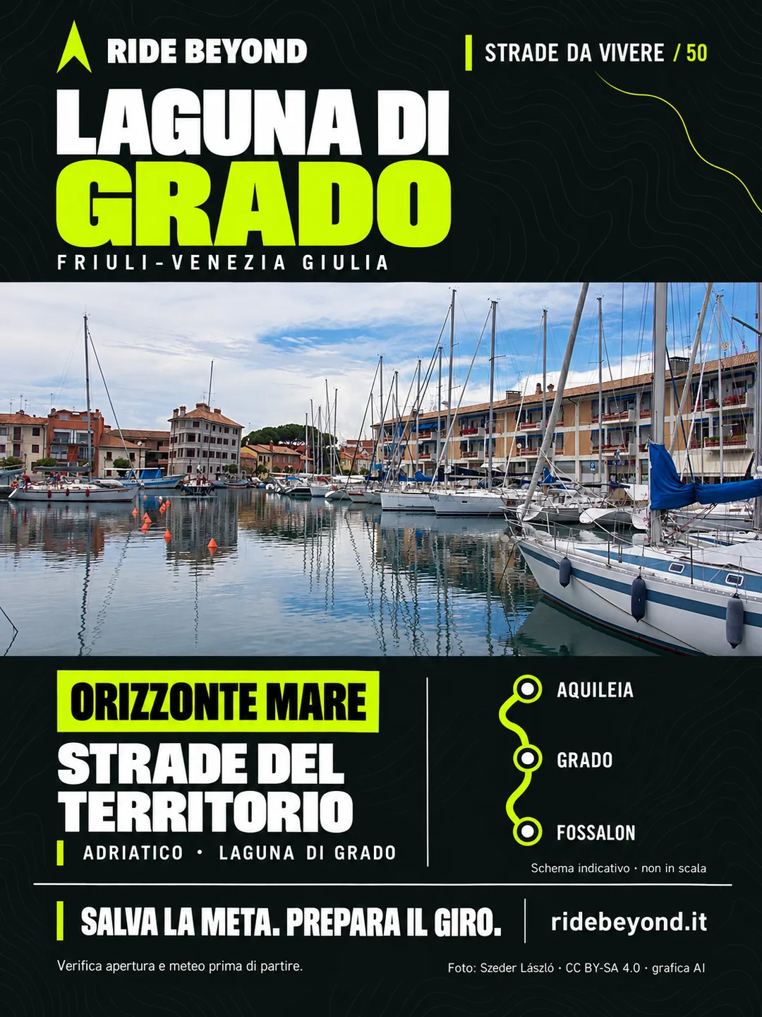 Grafica RIDE BEYOND · Grado, Friuli-Venezia Giulia