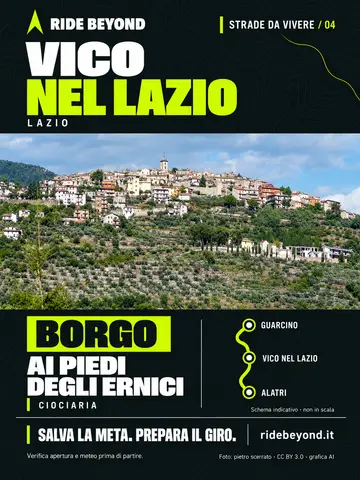 Grafica RIDE BEYOND · Vico nel Lazio